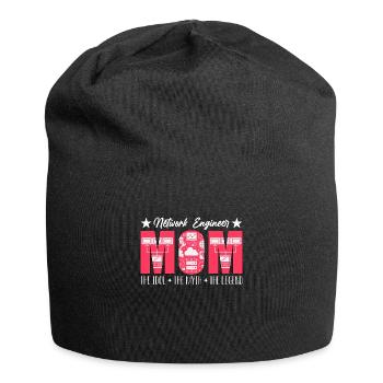 Network Engineer Mom The Idol Computer Science - Jersey-Beanie - Schwarz - Vorne