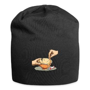 Kintsugi Kintsukuroi Imperfect japan - Jersey-Beanie - Schwarz - Vorne