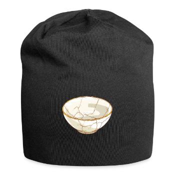 Kintsugi Kintsukuroi Imperfect japan - Jersey-Beanie - Schwarz - Vorne