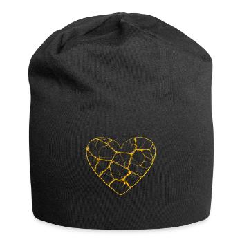 Kintsugi Kintsukuroi Japon imparfait - Bonnet en jersey - noir - Devant