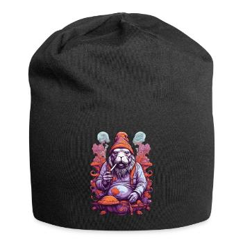 Vivid Colors Music Festival Forest Mushrooms - Jersey Beanie - black - Front