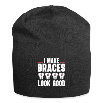 Kieferorthopäde Orthodontic Dental - Jersey-Beanie - Anthrazit - Vorne