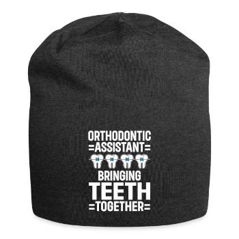 Kieferorthopäde Orthodontic Dental - Jersey-Beanie - Anthrazit - Vorne