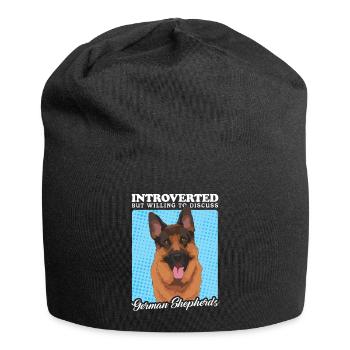 German Shepherd German Shepherd Gift - Jersey Beanie - black - Front
