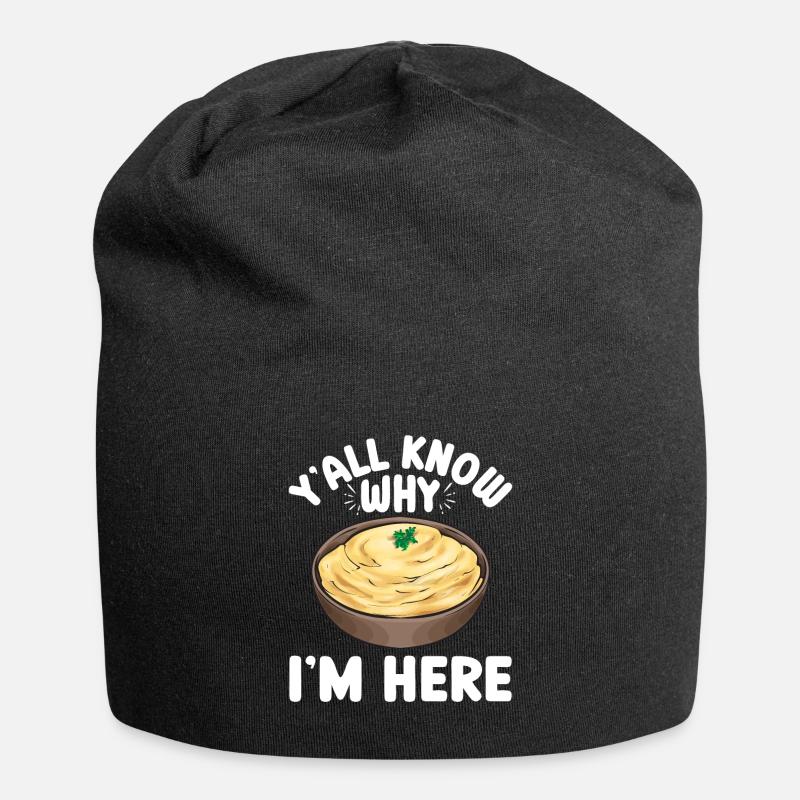 Mashed potatoes Mashed potatoes - Jersey Beanie - black