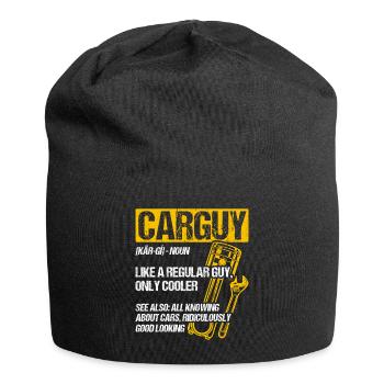 Car Guy Like A Regular Guy Tuning Autoliebhaber Re - Jersey-Beanie - Schwarz - Vorne