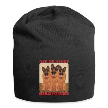German Shepherds German Shepherd Dog Gift - Jersey Beanie - black - Front