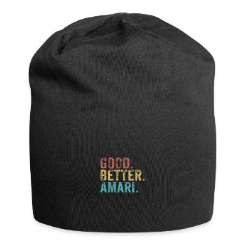 Les mecs cool s’appellent Amari - Bonnet en jersey - noir - Devant