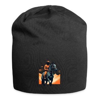 Aesthetic Horses Iconic Equestrian Design - Jersey Beanie - black - Front