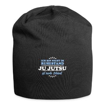 Ruhestand Rentner Pensioner Ju-Jutsu - Jersey-Beanie - Schwarz - Vorne