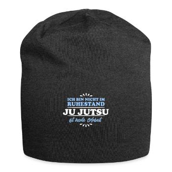 Ruhestand Rentner Pensioner Ju-Jutsu - Jersey-Beanie - Anthrazit - Vorne