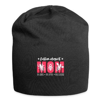 Entomologist Mom The Idol The Insect Scientist - Jersey-Beanie - Schwarz - Vorne