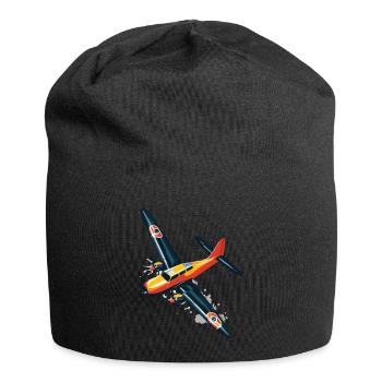 Model Airplane Pilot Airplane Hobby Airplane Design - Jersey Beanie - black - Front