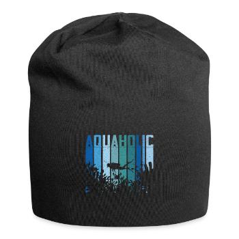 Diving Diver Ocean Lovers - Jersey Beanie - black - Front