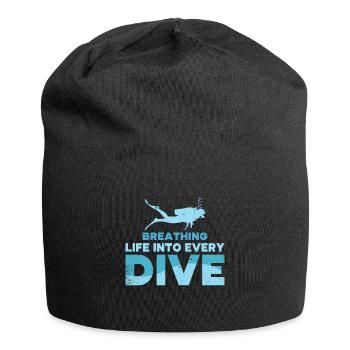 Diving Diver Ocean Lovers - Jersey Beanie - black - Front