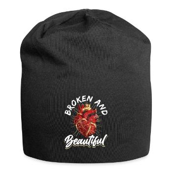 Kintsugi Kintsukuroi Japon imparfait - Bonnet en jersey - noir - Devant