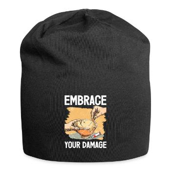 Kintsugi Kintsukuroi Japon imparfait - Bonnet en jersey - noir - Devant