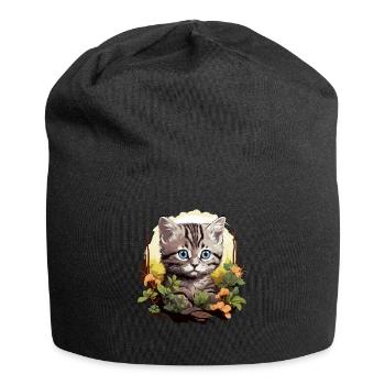 Cat Cats American Shorthair - Jersey Beanie - black - Front