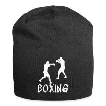 Boxen - Jersey-Beanie - Anthrazit - Vorne