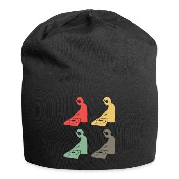 Color Mix Masters - Cadeau pour les DJ colorés - Bonnet en jersey - noir - Devant