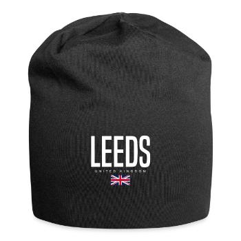 Leeds, Royaume-Uni - Bonnet en jersey - noir - Devant