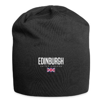 Édimbourg, Royaume-Uni - Bonnet en jersey - noir - Devant