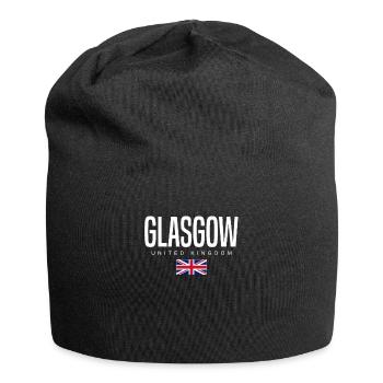 Glasgow, Royaume-Uni - Bonnet en jersey - noir - Devant