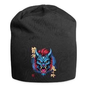 Oni bleu yéti - Bonnet en jersey - noir - Devant