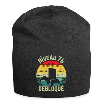 Niveau 76 Débloué - Bonnet en jersey - charbon - Devant