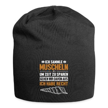 Muscheln haben immer Recht Shell Hunter Seashell - Bonnet en jersey - noir - Devant