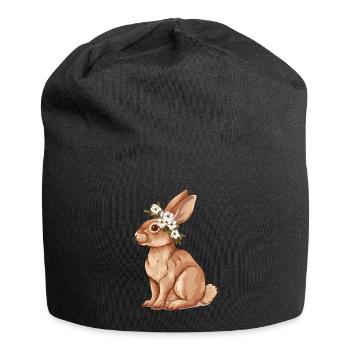 Ostern Eostre Heidnischer Frühling - Jersey-Beanie - Schwarz - Vorne