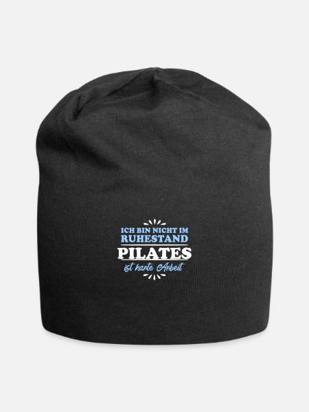 Ruhestand Rentner Pensioner Pilates - Jersey-Beanie - Schwarz