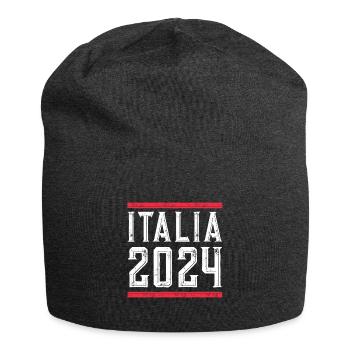 Jours fériés Italie 2024 - Bonnet en jersey - charbon - Devant