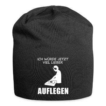 Je préfère le DJ qu’autre chose comme cadeau - Bonnet en jersey - noir - Devant