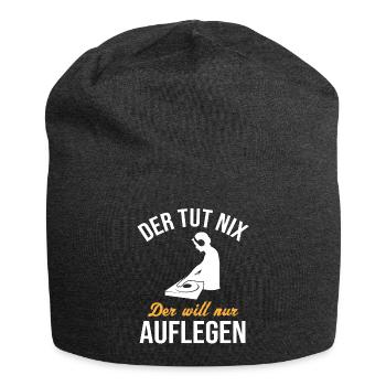 House Music voisins Party DJ cadeau - Bonnet en jersey - charbon - Devant