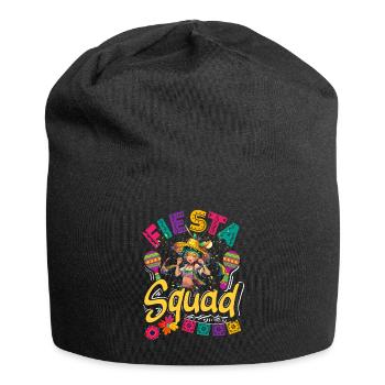 Mexikanische Fiesta Cinco De Mayo - Jersey-Beanie - Schwarz - Vorne