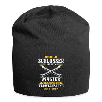 I'm a locksmith and not a magician - Jersey Beanie - black - Front