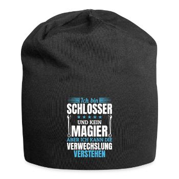 I'm a locksmith and not a magician - Jersey Beanie - black - Front