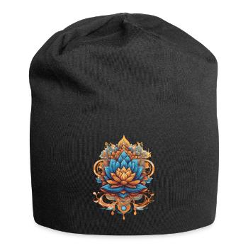 Feather Mandala Dream Catcher Spiritual Design - Jersey Beanie - black - Front