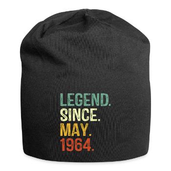 Legend since May 1964 60th Birthday Gifts - Jersey Beanie - black - Front