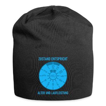 HU - Zustand entspricht Alter und Laufleistung - Jersey-Beanie - Schwarz - Vorne