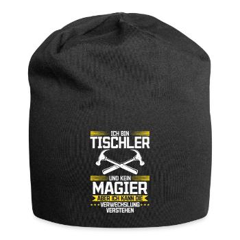 Je suis un menuisier et non un magicien - Bonnet en jersey - noir - Devant