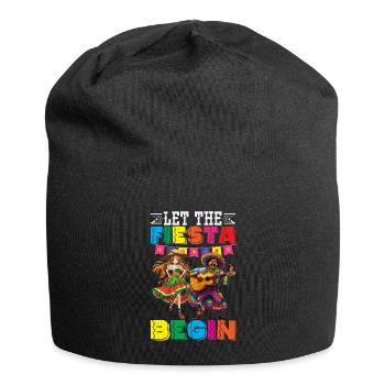 Mexikanische Fiesta Cinco De Mayo - Jersey-Beanie - Schwarz - Vorne
