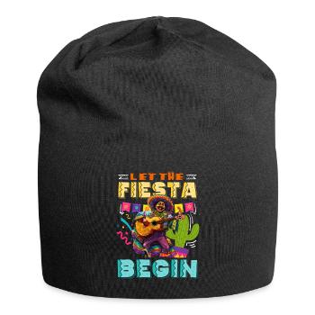 Mexikanische Fiesta Cinco De Mayo - Jersey-Beanie - Schwarz - Vorne
