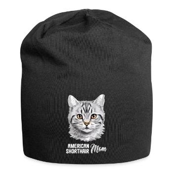 Cat Cats American Shorthair - Jersey Beanie - black - Front