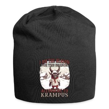 The Krampus is coming | Kramperl | Krampus costume - Jersey Beanie - black - Front
