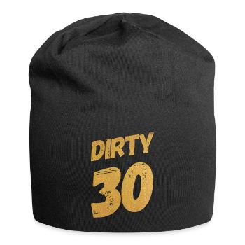 Dirty 30 30th Birthday - Jersey Beanie - black - Front