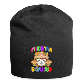 Mexikanische Fiesta Cinco De Mayo - Jersey-Beanie - Schwarz - Vorne