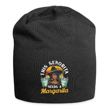 Mexikanische Fiesta Cinco De Mayo - Jersey-Beanie - Schwarz - Vorne