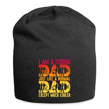 fisch, fisch, angeln, see, meer, angeln, fauna, exotisch - Jersey-Beanie - Schwarz - Vorne